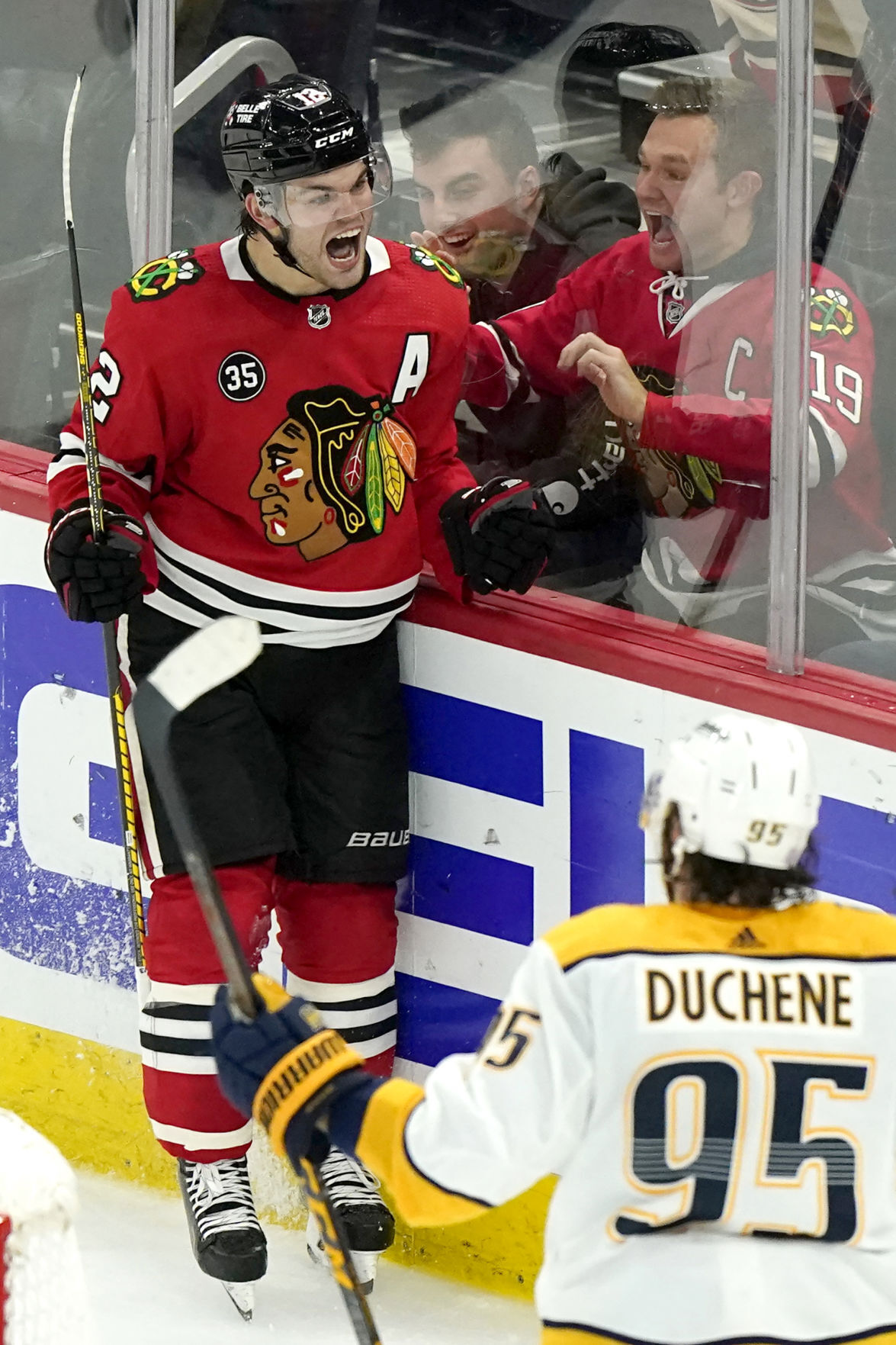 Predators Blackhawks Hockey